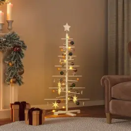 Koka Ziemassvētku Eglīte Dekorēšanai, 125 Cm, Priedes Masīvkoks Vidaxl Koka Ziemassvētku Eglīte Dekorēšanai, 125 Cm, Priedes Masīvkoks Vidaxl