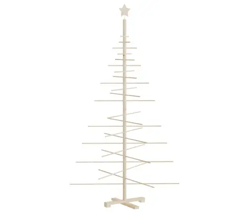 Koka Ziemassvētku Eglīte Dekorēšanai, 180 Cm, Priedes Masīvkoks Vidaxl