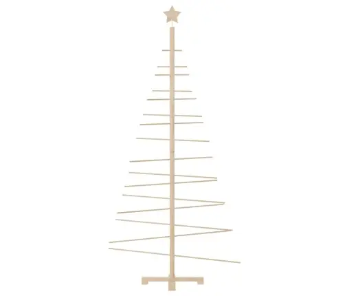 Koka Ziemassvētku Eglīte Dekorēšanai, 180 Cm, Priedes Masīvkoks Vidaxl