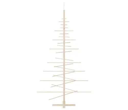 Koka Ziemassvētku Eglīte Dekorēšanai, 180 Cm, Priedes Masīvkoks Vidaxl