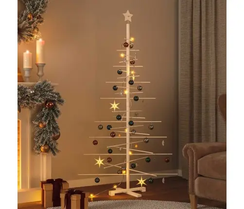 Koka Ziemassvētku Eglīte Dekorēšanai, 180 Cm, Priedes Masīvkoks Vidaxl