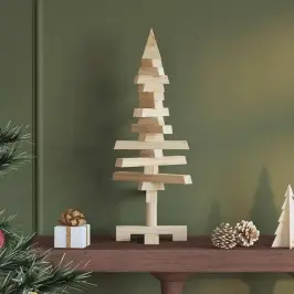 Koka Ziemassvētku Eglīte Dekorēšanai, 60 Cm, Priedes Masīvkoks Vidaxl Koka Ziemassvētku Eglīte Dekorēšanai, 60 Cm, Priedes Masīvkoks Vidaxl