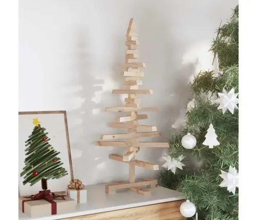 Puidust Jõulupuu Kaunistuseks, 90 cm Männipuit