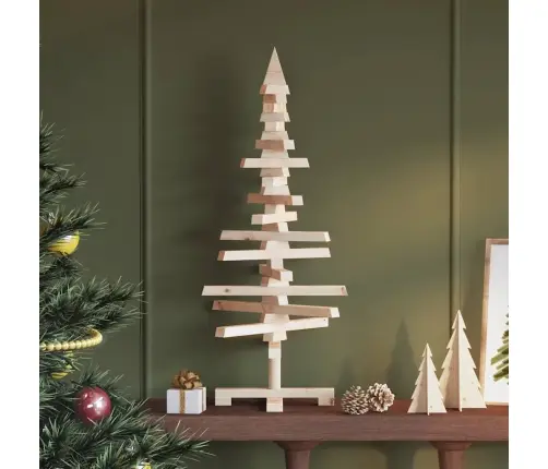 Puidust Jõulupuu Kaunistuseks, 90 cm Männipuit