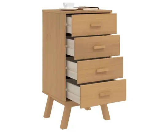 Öökapp "Olden", Pruun, Männipuit