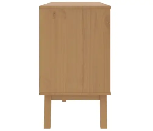 Spintelė Su Stalčiais Olden, Ruda, Pušies Medienos Masyvas