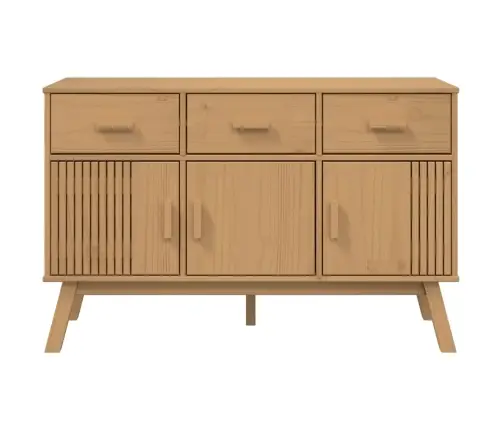 Kumode Olden, 114X43X73,5 Cm, Brūna, Priedes Masīvkoks Vidaxl