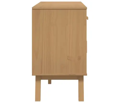 Kumode Olden, 114X43X73,5 Cm, Brūna, Priedes Masīvkoks Vidaxl