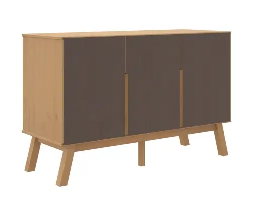 Kumode Olden, 114X43X73,5 Cm, Brūna, Priedes Masīvkoks Vidaxl