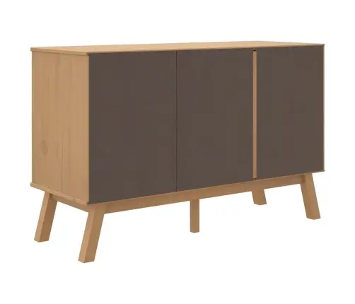 Šoninė Spintelė Olden, Ruda, 114X43X73,5cm Pušies Masyvas