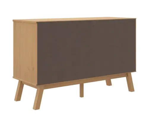 Kumode Olden, 114X43X73,5 Cm, Brūna, Priedes Masīvkoks Vidaxl