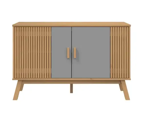 Šoninė Spintelė Olden, Pilka/Ruda, 114X43X73,5cm Pušis