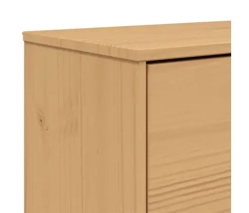 Jalatsikapp "Olden", Pruun, 55 X 35 X 120 cm Männipuit