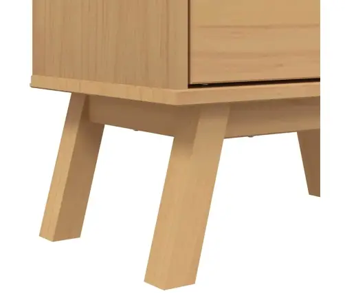 Jalatsikapp "Olden", Pruun, 55 X 35 X 120 cm Männipuit