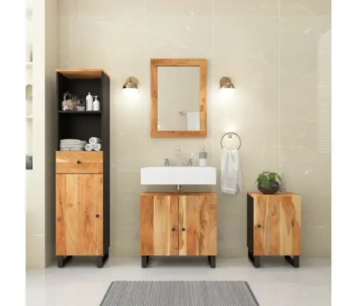 4-Osaline Vannitoamööbli Komplekt, Akaatsia