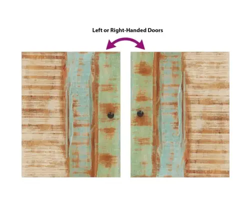 Vonios Kambario Baldų Komplektas, 5 Dalių, Perdirbta Mediena