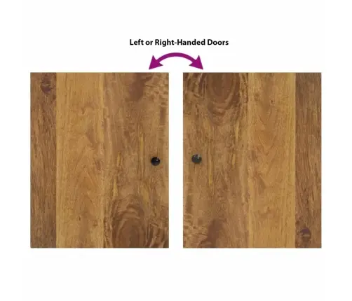 5-Osaline Vannitoamööbli Komplekt, Mangopuit