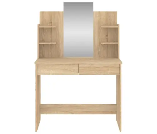 Peegliga Tualettlaud, Sonoma Tamm, 96 X 39 X 142 Cm
