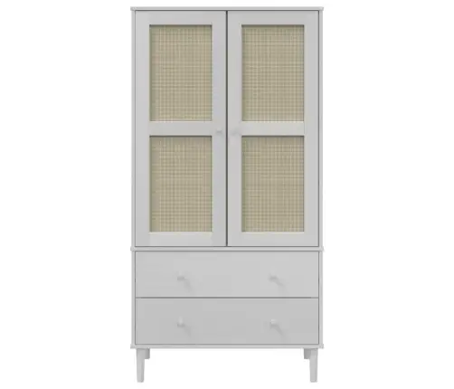 Riidekapp "Senja" Valge, 90 X 55 X 175 cm Männipuit