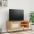 Tv Skapītis Senja, Brūns, 106X40X49 Cm, Priedes Masīvkoks Vidaxl