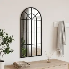Sienas Spogulis, Melns, 40X80 Cm, Dzelzs Vidaxl