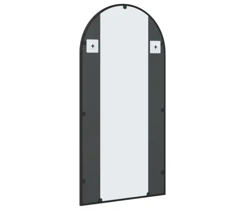 Sienas Spogulis, Melns, 50X100 Cm, Dzelzs Vidaxl Sienas Spogulis, Melns, 50X100 Cm, Dzelzs Vidaxl