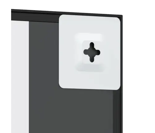 Sienas Spogulis, Melns, 30X60 Cm, Taisnstūra, Dzelzs Vidaxl