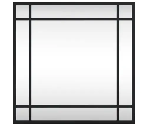 Seinapeegel, Must, 40X40 cm Kandiline, Raud