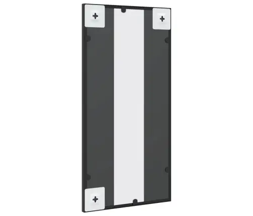 Sienas Spogulis, Melns, 30X60 Cm, Taisnstūra, Dzelzs Vidaxl