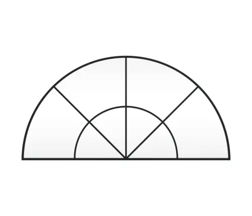 Sienas Spogulis, Melns, 100X50 Cm, Dzelzs Vidaxl