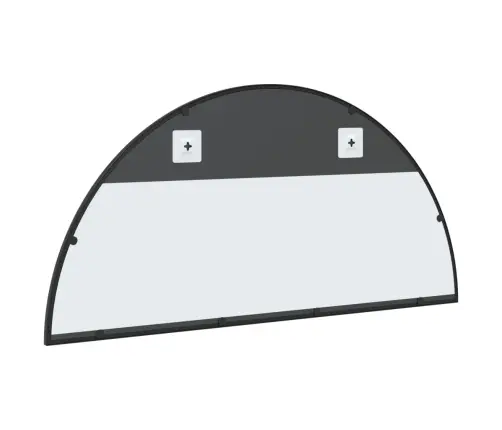 Sienas Spogulis, Melns, 100X50 Cm, Dzelzs Vidaxl