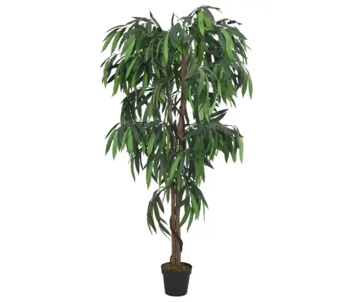 Mākslīgais Mango Koks, 600 Lapas, 150 Cm, Zaļš Vidaxl
