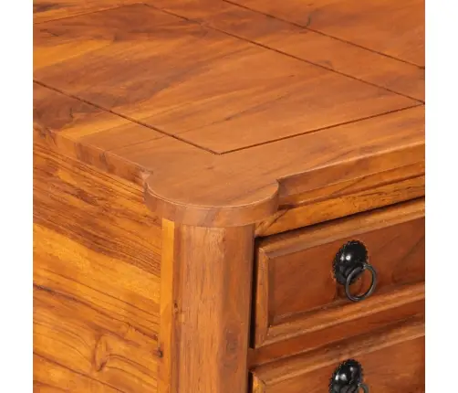 Sahtlitega Kirjutuslaud, 110 X 50 X 76 cm Akaatsiapuit