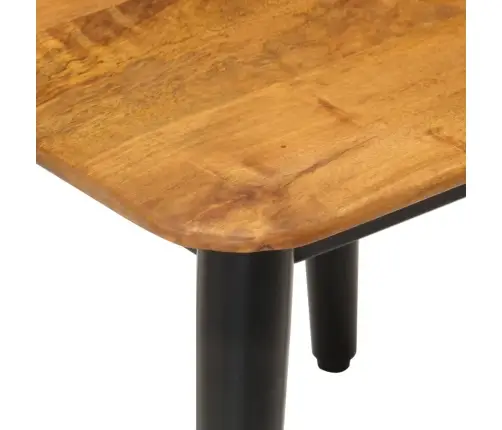 Kafijas Galdiņš, 45X45X40 Cm, Akācijas Masīvkoks Un Dzelzs Vidaxl