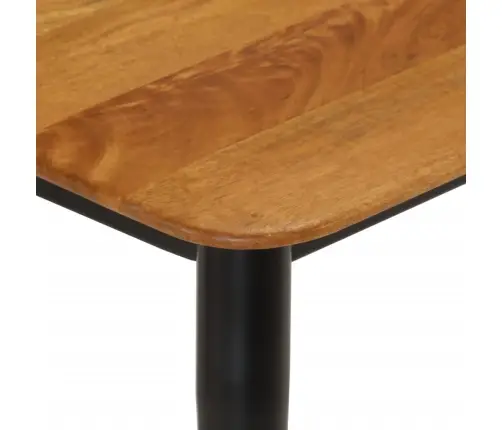 Suoliukas, 160X40X45cm Mango Medienos Masyvas Ir Geležis