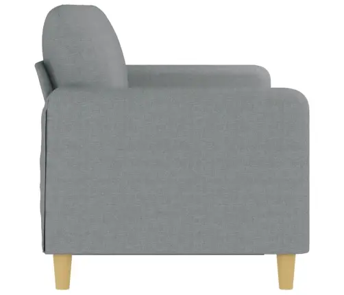 Trīsvietīgs Dīvāns, Gaiši Pelēks Audums, 180 Cm Vidaxl