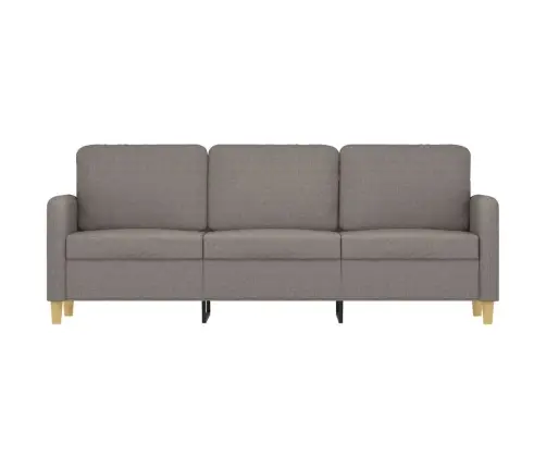 Trīsvietīgs Dīvāns, Pelēkbrūns Audums, 180 Cm Vidaxl