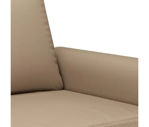 Divvietīgs Dīvāns, Kapučīno Krāsa, 120 Cm, Mākslīgā Āda Vidaxl