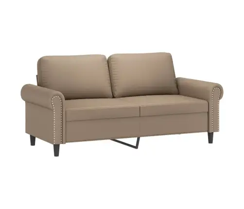 Divvietīgs Dīvāns, Kapučīno Krāsa, 140, Mākslīgā Āda Vidaxl