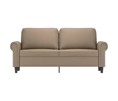 Divvietīgs Dīvāns, Kapučīno Krāsa, 140, Mākslīgā Āda Vidaxl