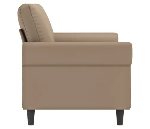 Divvietīgs Dīvāns, Kapučīno Krāsa, 140, Mākslīgā Āda Vidaxl