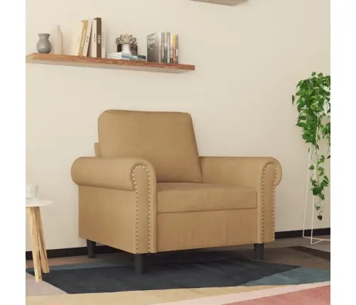 Atpūtas Krēsls, Brūns, 60 Cm, Samts Vidaxl