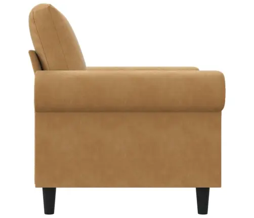 Atpūtas Krēsls, Brūns, 60 Cm, Samts Vidaxl