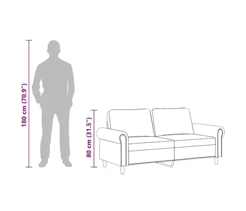 Divvietīgs Dīvāns, Tumši Zaļš, 140 Cm, Samts Vidaxl