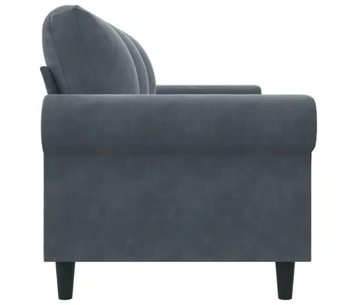 3-Kohaline Diivan, Tumehall, 180 cm Samet