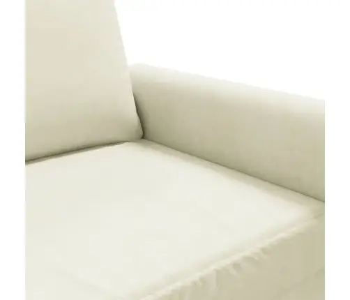 Trīsvietīgs Dīvāns, Krēmkrāsas, 180 Cm, Samts Vidaxl