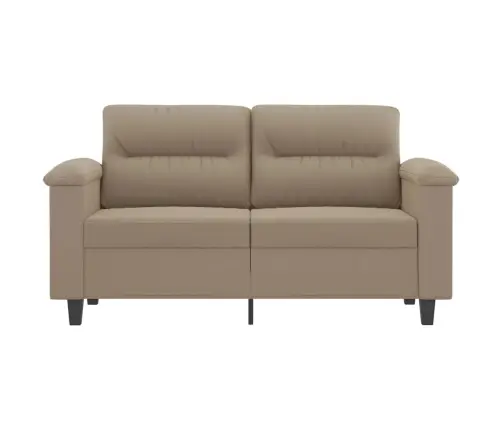 2-Kohaline Diivan, Pruunikashall, 120 cm Mikrofiiber, Kangas