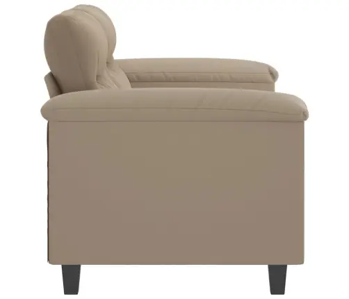 2-Kohaline Diivan, Pruunikashall, 120 cm Mikrofiiber, Kangas