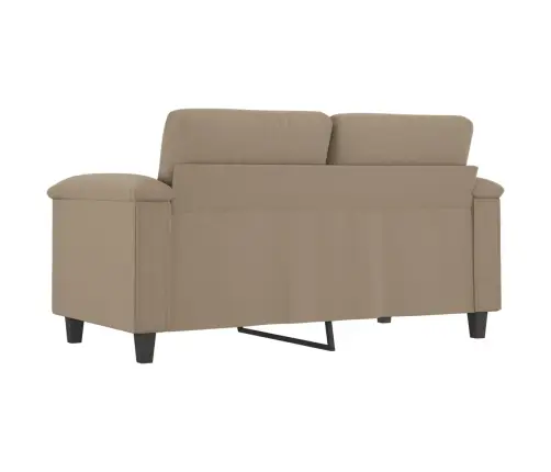 2-Kohaline Diivan, Pruunikashall, 120 cm Mikrofiiber, Kangas