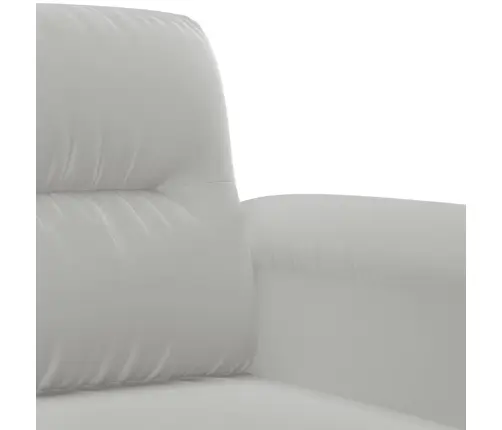 Trīsvietīgs Dīvāns, 180 Cm, Gaiši Pelēks Mikrošķiedras Audums Vidaxl